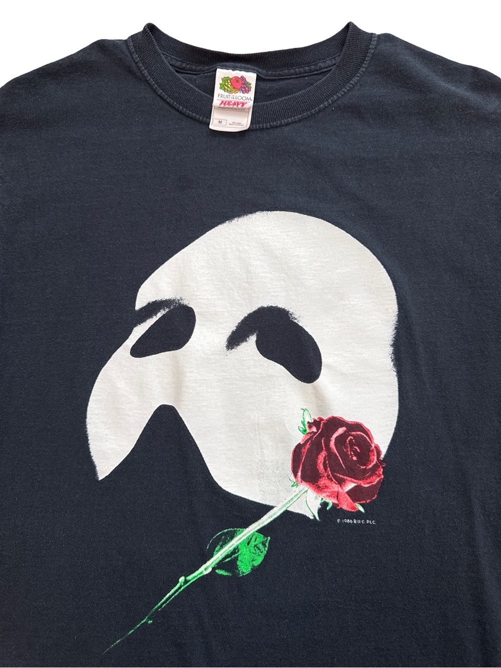 Vintage Phantom of the Opera Black T-Shirt Men’s/Unisex Size Medium Logo Graphic